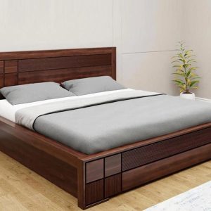 Sangwan Wood King Size Bed