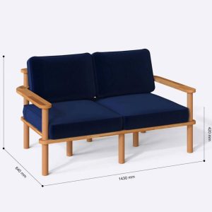 Wooden sofa
