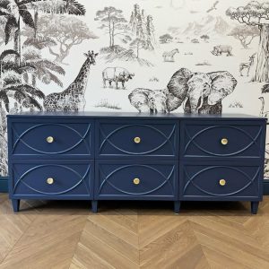 Console Table With 6 Drawers