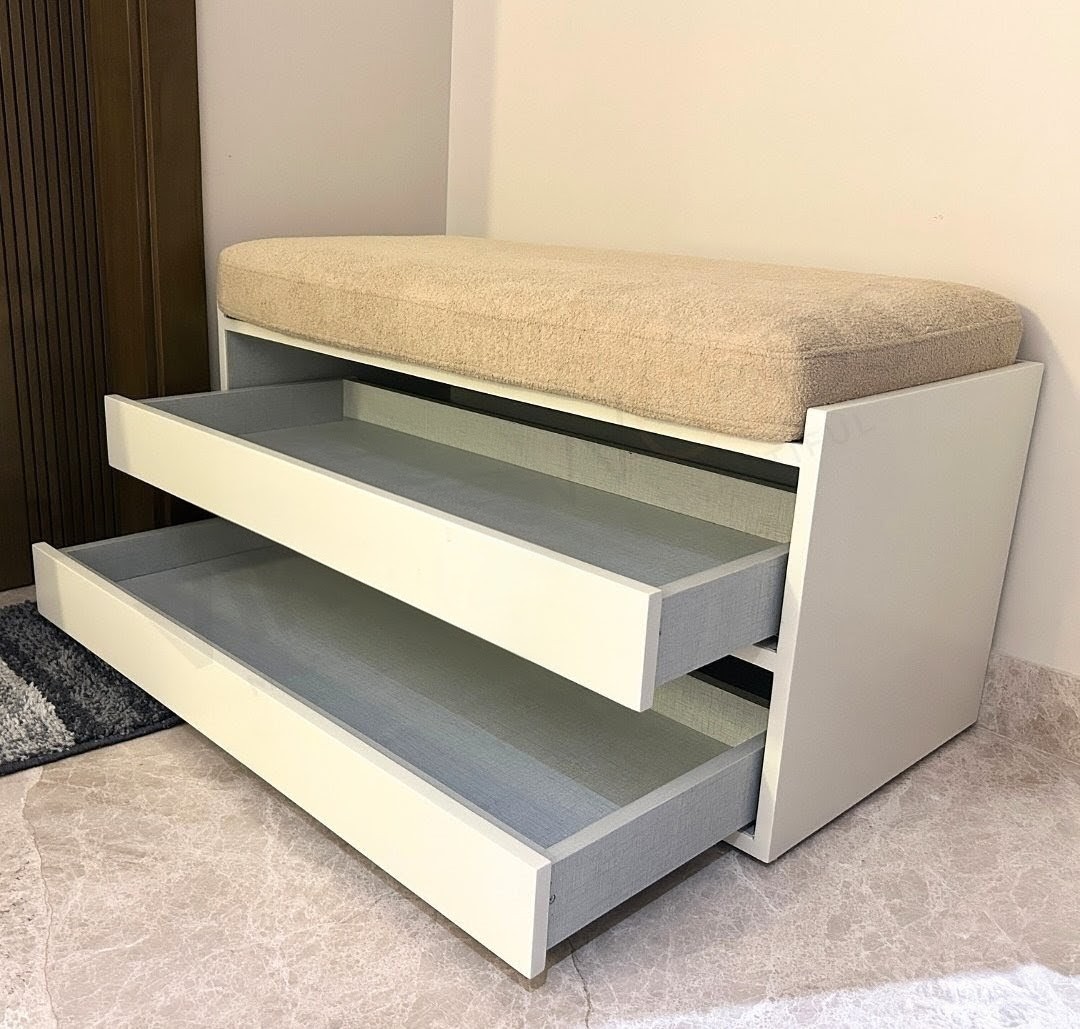 Shoe Rack With Sitting Couch